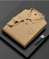 Camisa Polo De Verano Para Hombres Diseño De Moda Bordado Algodón De Seda Transpirable Casual Negocios Manga Corta - details 5