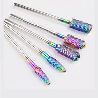 Juego De 5 Piezas De Cortadores De Uñas De Titanio Arco Iris Para Manicura Eliminación De Esmalte De Gel Accesorios Para Taladro De Uñas - details 1