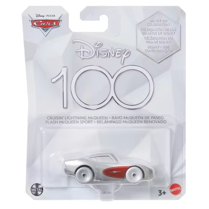 Cars Rayo McQueen Plateado Aniversario (Mattel HPJ53) - 1