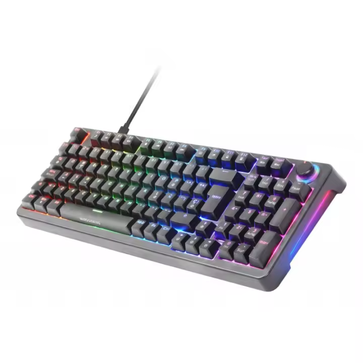 Mars Gaming - MKPROYES teclado Juego USB QWERTY Español Negro MKPROYES - 1
