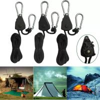 Gancho De Levantamiento De Palanca Para Tenda Accesorio De Tenda De Camping Con Lanyard Ajustable Ratchet Hanger Pulley - details 6