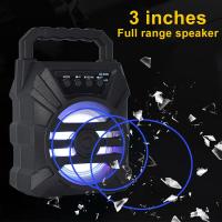 Altavoz Portátil Bluetooth 5.0 Recargable Con USB Y Tarjeta TF Para Fiesta BBQ Viaje Al Aire Libre Altavoz De Sonido Con Micrófono Incluido - details 2
