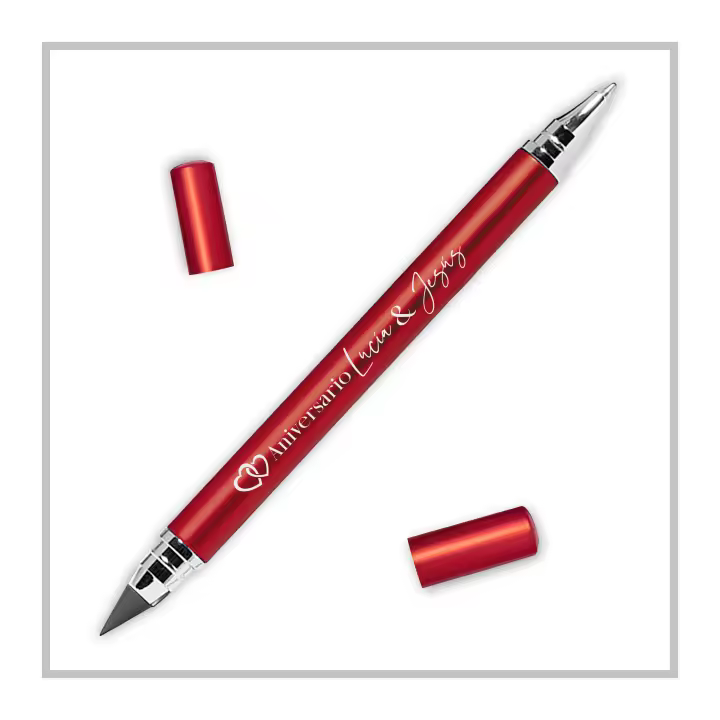 RegaloVip.es - Boli y lápiz eterno PERSONALIZADO, logotipo de empresa, bodas con estilo, regalos a amigos, fiestas de cumpleaños, regalos de bautizo y regalos originales de comunión. - 1