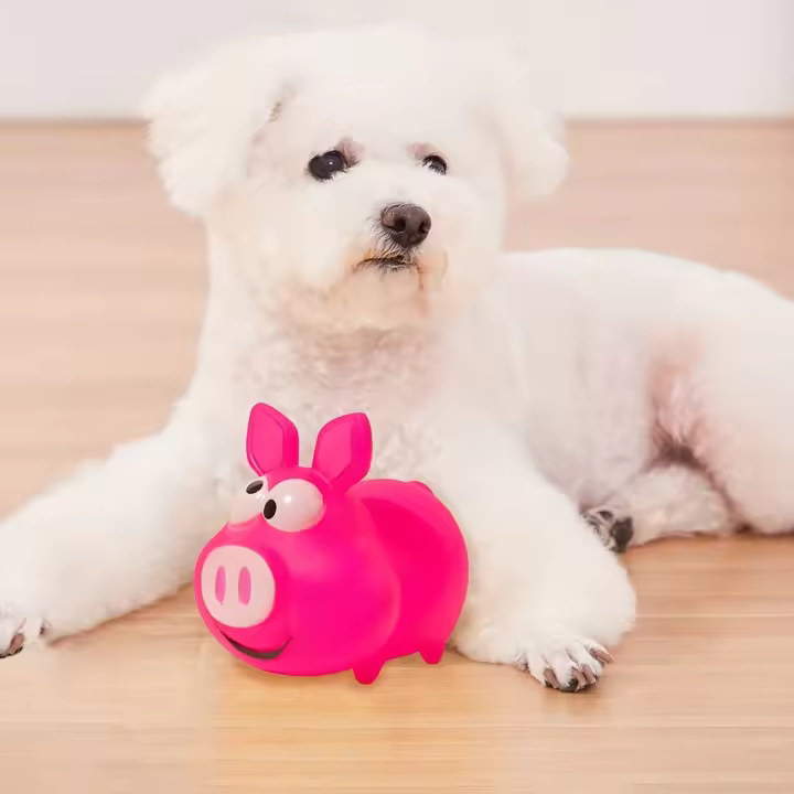Juguete De Goma Creativo Para Perros Resistente Al Ruido Con Voz De Monstruo Mono Ojo Juguete Para Mascotas Suave Y Seguro - 1