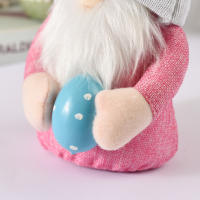 Nueva Muñeca De Conejo De Pascua Sin Cara Muñeco De Paja De Conejo Para Decoración De Escritorio Juguete De Enano De Primavera Regalo De Fiesta - details 3