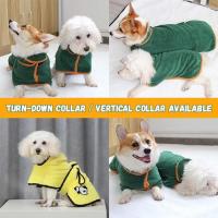 Bata De Baño Para Perros Super Absorbente Ropa De Secado Ajustable Toalla Para Pequeños Medianos Y Grandes Mascotas Accesorios Para Perros - details 3