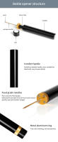 Abrebotellas De Vino Con Bombín Herramienta De Barra Aluminio Punzón Para Tacos Y Tapones De Madera - details 1