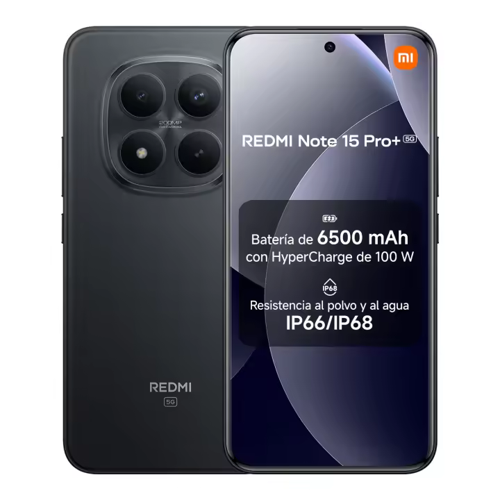 Official | 【Nuevo producto】REDMI Note 15 Pro+ 5G, Snapdragon® 7s Gen 4, Batería de 6500 mAh con 100 W HyperCharge, Nueva cámara de 200 MP con nitidez asombrosa, Pantalla AMOLED CrystalRes de 6.83" 1.5 - 1