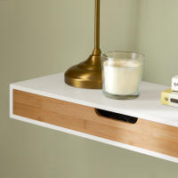 SoBuy FRG93-WN, Estante de Pared con Cajón, Estante Estantería para la Sala, Estilo Moderno, ES - details 3