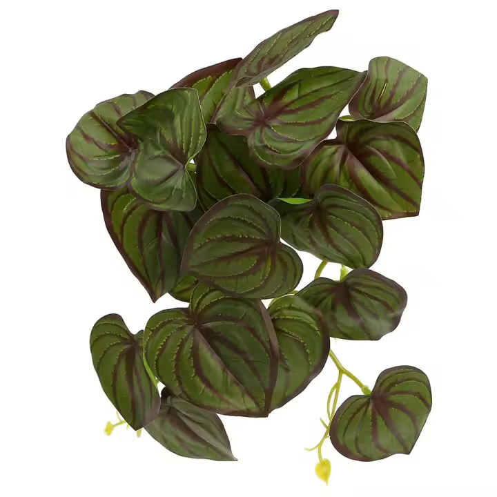 Hojas De Planta Artificial 18 Piezas Verde PVC Suave Simulación De Grama Floral Para Decoración De Hogar Y Boda Exterior - 1