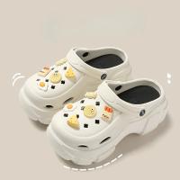 Nuevos Sandalias De Verano Para Mujer Y Niñas 2024 Clogs DIY Con Dibujos Animados Transpirables Para Jardín Y Playa - details 14