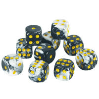 Juego De Dados D6 De Calidad Premium Con Puntos Redondos 12mm Colores Mixtos Pack De 10 Para Juegos De Mesa Y Tablero - details 6