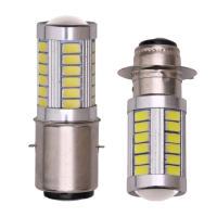1PC PX15D BA20D Lámpara De Niebla LED Para Motocicleta Faros Automáticos 33 SMD Luz Motriz Farol De Cabeza - details 1