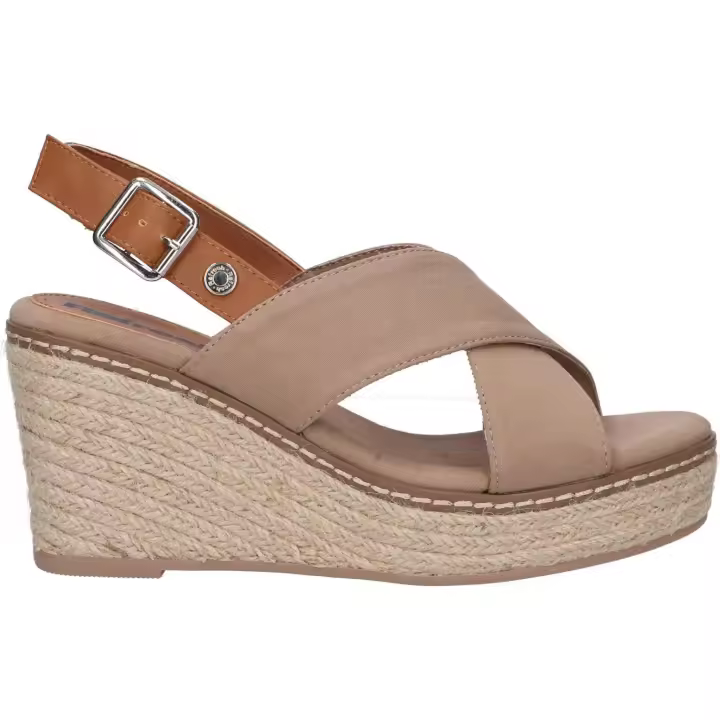 Sandalias de Mujer REFRESH 170835 TEXTIL COMBINADO TAUPE - 1