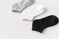 Calcetines De Verano Para Niños Y Niñas Lawadka De Malla Delgada Y Transpirable Calcetines Deportivos Sólidos Para Estudiantes Negro Blanco Tallas 1-12Años - details 6