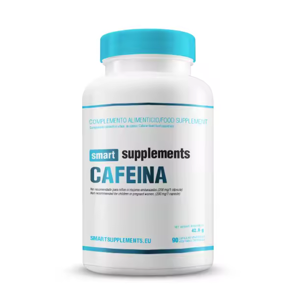 Cafeína 200mg - 90 Cápsulas Vegetales Smart Supplements - 1