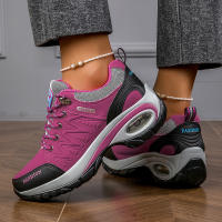Zapatos Deportivos Para Mujer Plataforma Impermeables Zapatillas De Moda Para Exterior Senderismo Antideslizantes Casual Bajo Top Zapatos De Correr - details 1