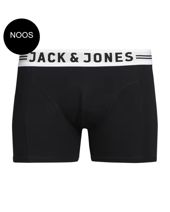 Jack & Jones mod. 12075392 Boxer elástico liso con banda contrastada y letras branding - 1