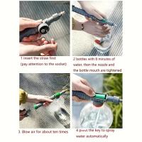 Pulverizador Manual De Alta Presión Portátil Con Boquilla Ajustable Herramienta De Jardín Sin Batería Para Jardinado Y Urbanización - details 5