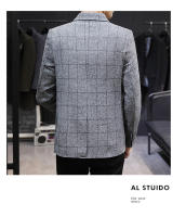 Traje Slim Casual Para Hombre Con Padría Nueva Comodidad Adecuado Para Bodas Y Ocasiones Formales Estilo Inteligente Casual Tendencia Moda Cuatro Estaciones - details 4