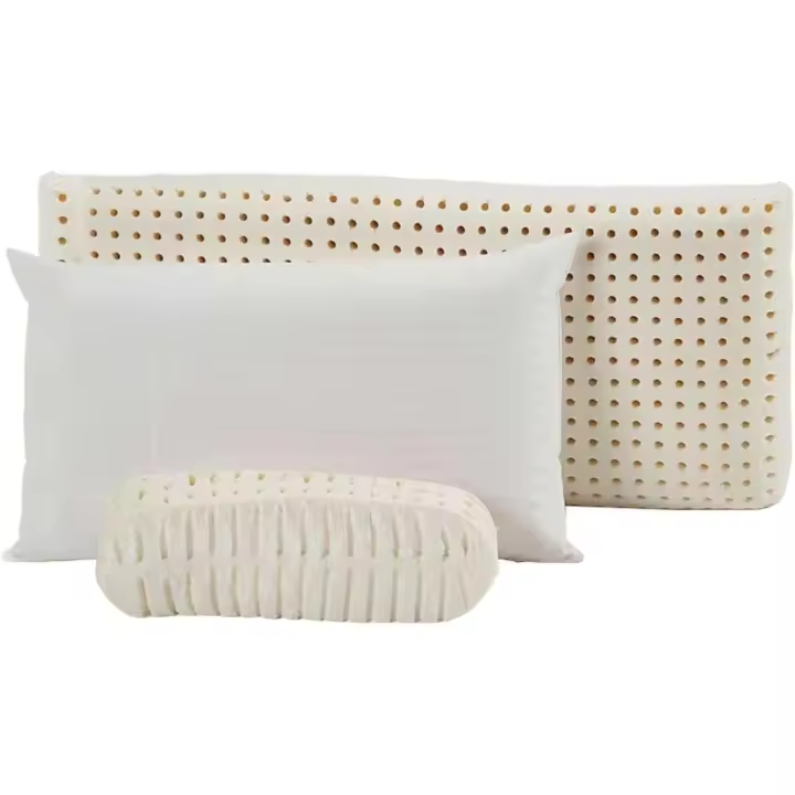 Miroytengo Almohada de Látex Perforada con Funda 135 cm - 1