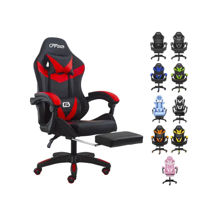 AZRACE FUpland OFFIX3 con reposapiés Sillón reclinable Mediawave Store Gaming Office Chair - 1
