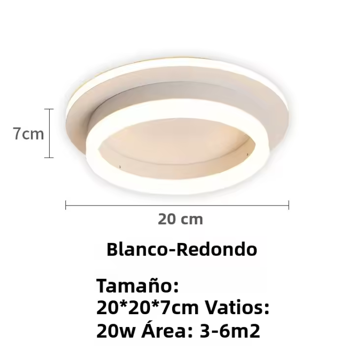 Modern LED Chandelier Iluminación Interior Para Pasillo Sala De Estar Luz De Techo De Acrílico Montaje En Superficie Luz Dimmable Decoración De Hogar - 1