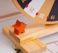 2025 Wooden Spinner Prize Wheel, 24 Slot Prize Spinner,wheel Of Forture, Spinning Wheel With Stand For Fa - details 3