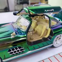 Modelo De Coche De Aleación De Metal 1/24 Benz 300SL Versión Electroplata Regalo Para Niños Coleccionable Adorno Para Hobby - details 8