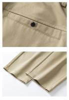 Pantalones Casuales Para Hombre De Verano Largo Hasta El Tobillo Ajustados Color Sólido Moda Fitted Cierre Elástico Talla 28-38 - details 22