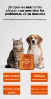 Suplemento nutricional multivitamínico 8 en 1 con condroitina para perros, en gránulos blandos multifuncionales（Forma de corazón, 2.5g por gránulo, 120 gránulos por botella） - details 2