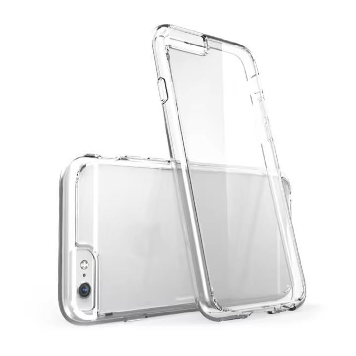 Actecom Funda TPU Shockproof Antichoques Transparente Antigolpes Silicona para Iphone 6/6s - 1