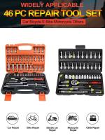 Juego De Herramientas De Reparación De Coche Profesional 46/53 Piezas Conjunto Premium Para Mantenimiento De Bicicletas Y Motocicletas Compacto Y Portátil - details 0