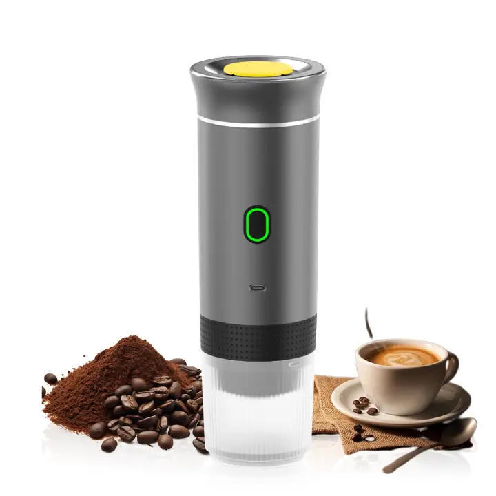 Cafetera Eléctrica portátil para uso en el hogar Portátil 3 en 1, máquina de café molido con cápsula Eléctrica - 1