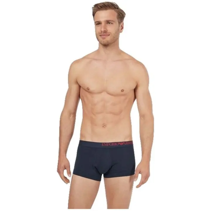 Emporio Armani Calzoncillos Emporio Armani Boxer para hombre en color black/red - 1