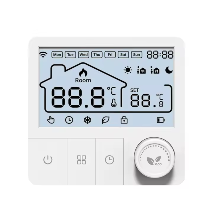 Termostato Inteligente Tuya Para Casa Con Control De Temperatura Para Calentadores De Agua Y Gas Batería De Alta Eficiencia Compatible Con Alexa Y Google Home - 1