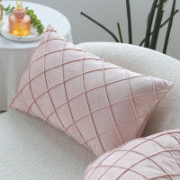 Funda De Cojín Sofá Rosa Suave Estilo Nórdico Decorativo Para Sala De Estar Funda De Almohada De Tela Poliéster Skin-friendly - details 5