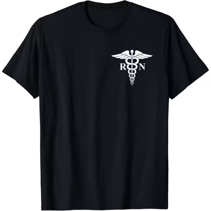 Camiseta de Manga Corta, 100% Algodón, Ropa Unisex para Hombres y Mujeres en 5 Tallas, Camiseta Negra, Cuello redondo con estampado. - 1