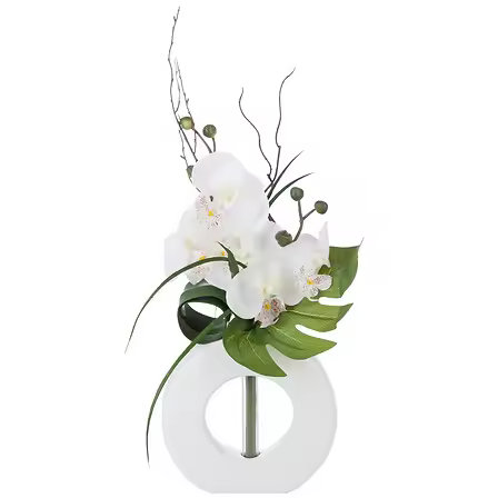 Orquidea con jarron - 1