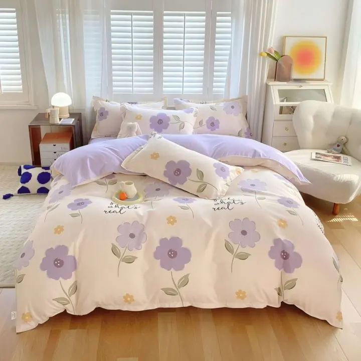 Juego de Funda Nórdica 4 Piezas de Algodón Alta Calidad Juego de Ropa de Cama- Dibujo Elegante - Varios Tamaños Disponibles - 1