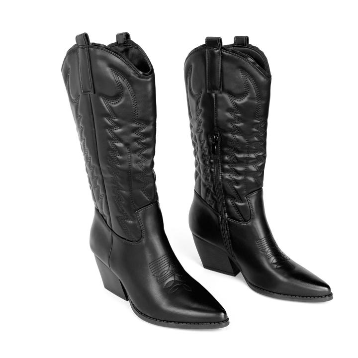 TULIPANO CAMPERA BOTAS DE COWBOY COLOR NEGRA FW23 22930-51