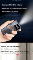 Mini Radio Portátil AM/FM Walkman Con Altavoz Bluetooth 5.0 Tarjeta TF Reproductor De Música Y Linterna LED Para Caja De Sonido Doméstica - details 8
