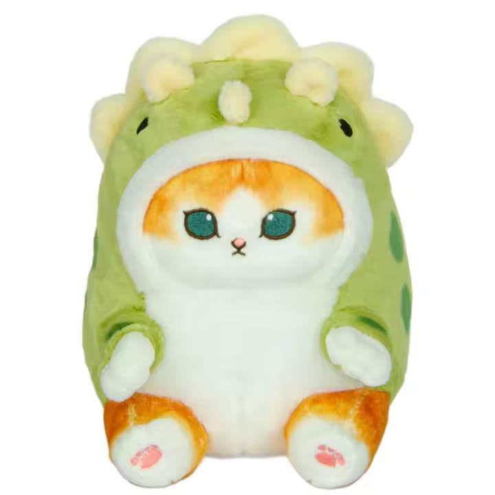 Figura De Peluche Kawaii De 10cm Serie Mofusand Toros Triceratops Para Regalo Muñeco De Peluche Colgante Lindo Para Niños Y Adultos - 1