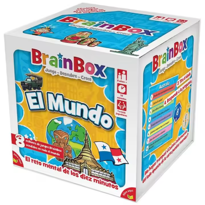 Juego de mesa brainbox el mundo pegi 8 - 1
