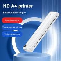 Impresora térmica A4, Impresora sin tinta Impresora portátil de viaje, Mini impresora térmica, Impresoras portátiles inalámbricas para, Mini impresora térmica A4, Impresora inalámbrica para Ios y, Impresora sin tinta - details 7
