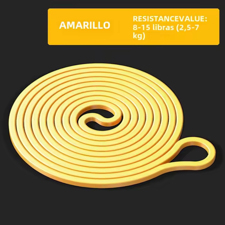 Banda elástica multiusos para Yoga, accesorio grueso de alta resistencia para entrenamiento físico, Círculo de estiramiento y resistencia, 175-250 libras - 1