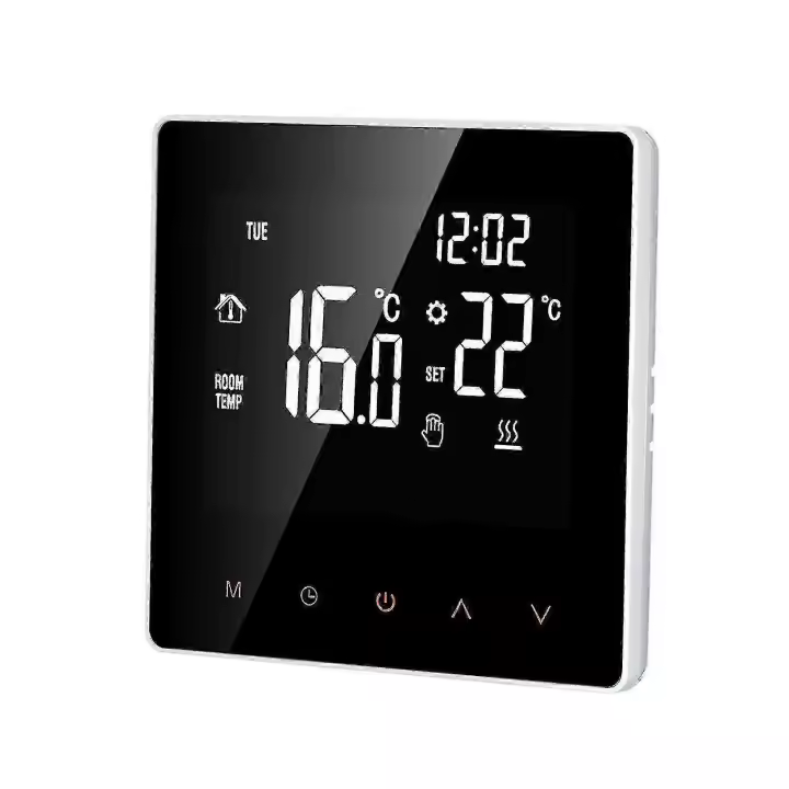 Wi-Fi Termostato Digital Controlador de Temperatura Tuya App Control Lcd Displaytouch Pantalla Semana Programable Termostato de calefacción de piso Eléctrico para - 1