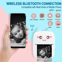 Impresora de Fotos Inalámbrica Mini- 13 Rollos, Etiquetadora Térmica Portátil sin Tinta para Notas, Memos y Más - Compatible con teléfono, Ideal para Hogar, Oficina, Estudio - Recargable por USB, Inalámbrica - Regalo Perfecto para Halloween y Navidad - details 7