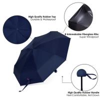 Mini Paraguas de viaje resistente al viento, Paraguas plegable mini, Mini sombrilla de viaje, paraguas pequeño portátil compacta para sol y lluvia, paraguas hombre y mujer, paraguas plegable resistente viento - details 6