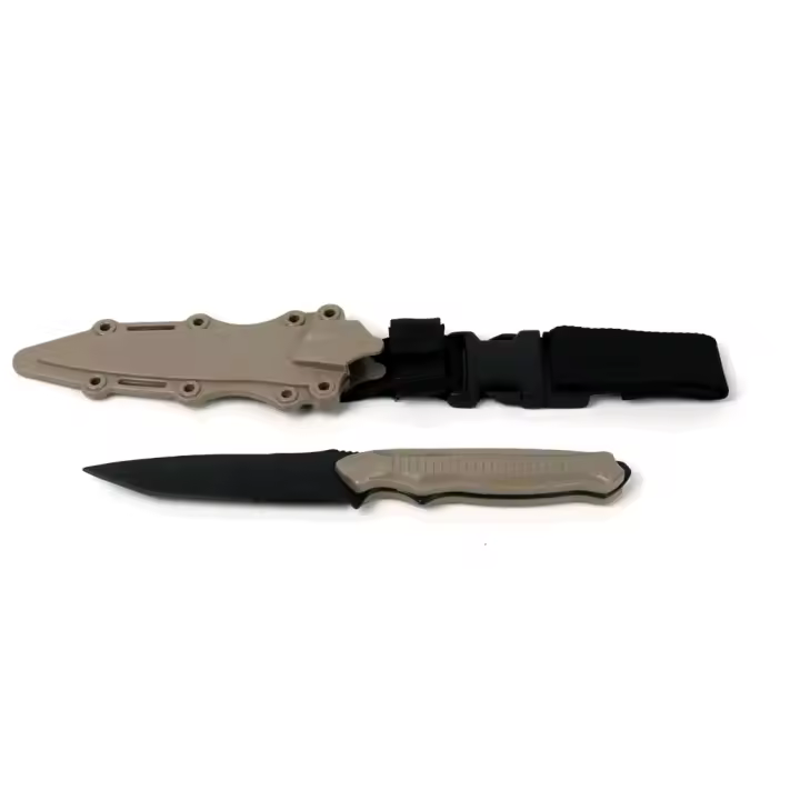 Modelo De Daga Táctica M9 Juguete Militar De Goma Para Coleccionistas Simulación De Armas De Fuego Propiedad De Entrenamiento Material De Nylon Color Negro/Desierto/Fuerte Verde - 1